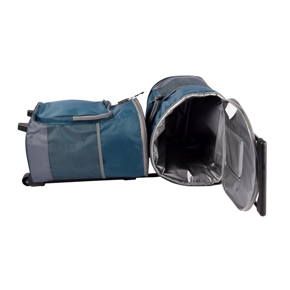 Discountershop Koeltas met Wielen - 28L Inhoud - 31cm x 24cm x 38cm - Handige Picknickkoeltas voor Verse Maaltijden