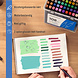 Discountershop Twin Markers 188 Pieces – Alcohol Markers Dual Tip with Fine and Broad Tip – Double-Sided Marker Set with 2 Storage Boxes for Drawing Discountershop Twin Markers 188 Pieces – Alcohol Markers Dual Tip with Fine and Broad Tip – Double-Sided Marker Set with 2 Storage Boxes for Drawing