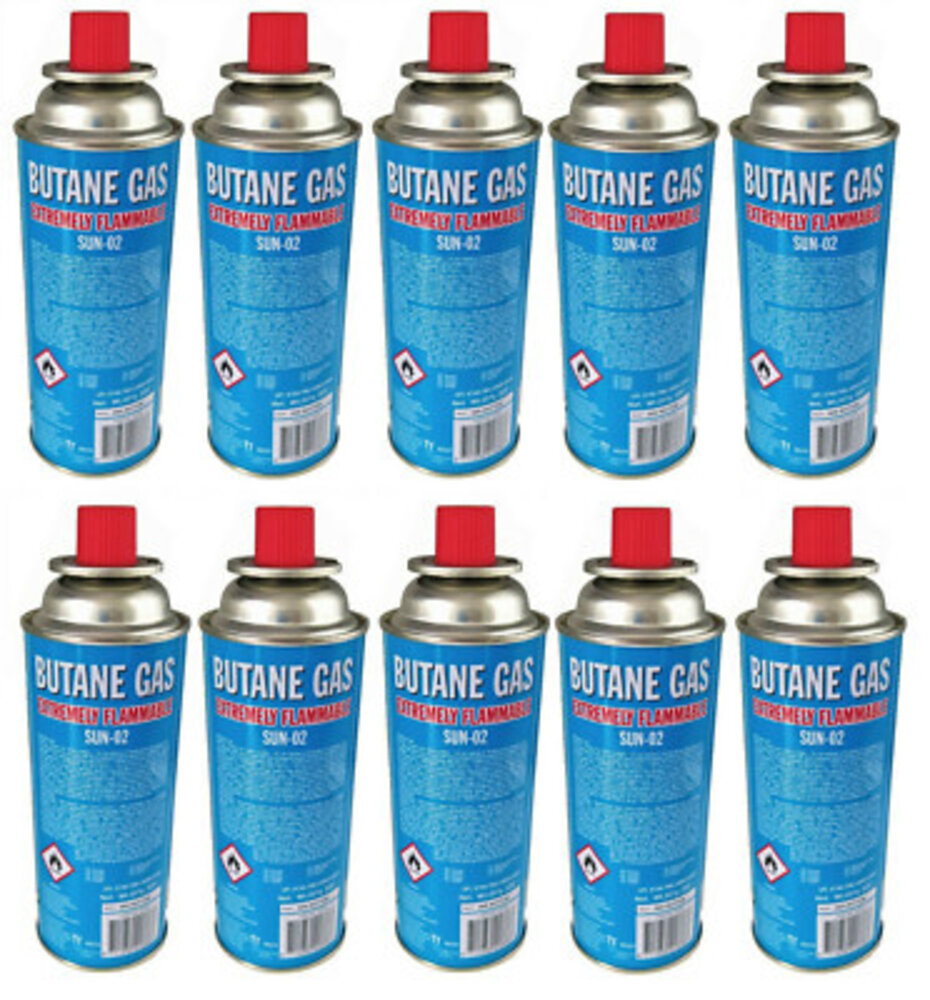 Merkloos Butane Gas Cans for SUN-02 Appliances - Resealable Supply for Camping - Home Use and Portable Stoves - 20 Pieces Merkloos Butane Gas Cans for SUN-02 Appliances - Resealable Supply for Camping - Home Use and Portable Stoves - 20 Pieces