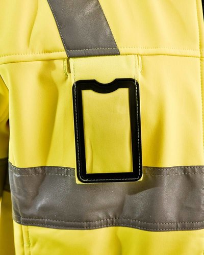 Blaklader Jas softshell High Vis met striping