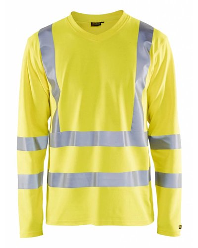 Blaklader Longsleeve Hi-Vis en UPF (polyester/katoen)