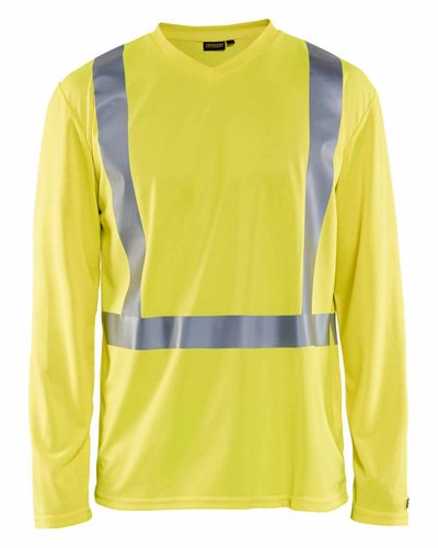 Blaklader Longsleeve Hi-Vis en UPF (polyester)