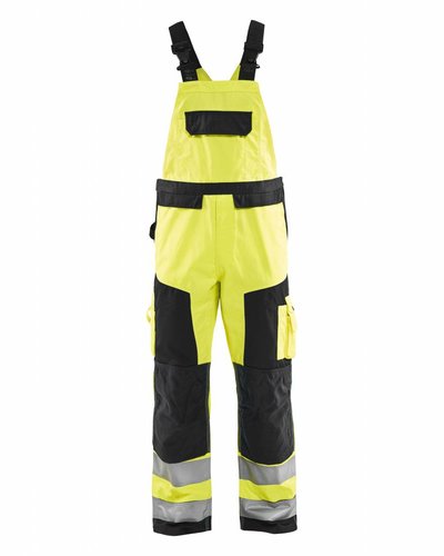 Blaklader Tuinbroek High Vis met kniezakken en striping