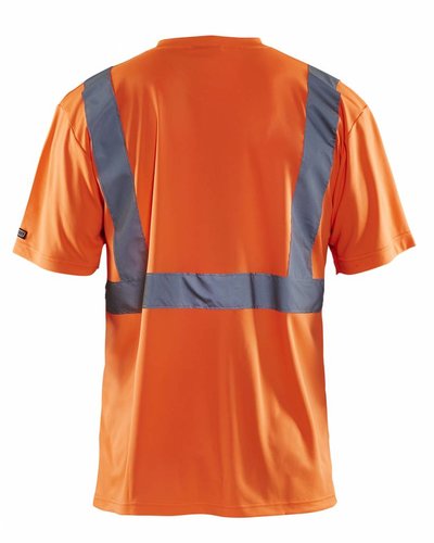 Blaklader T-shirt High Vis met striping