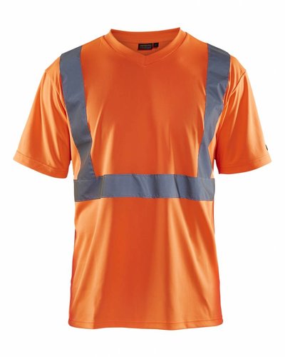 Blaklader T-shirt High Vis V-hals