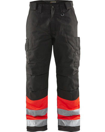 Blaklader Winterwerkbroek High Vis met striping