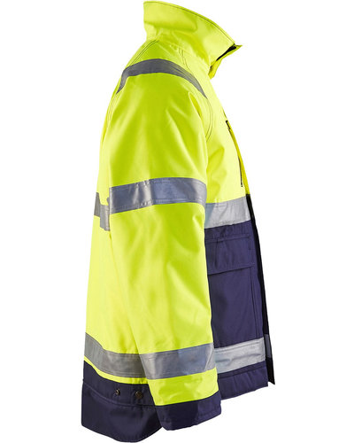 Blaklader Winterjas High Vis met striping, Klasse 3