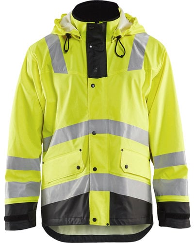 Blaklader Medium Hi-Vis regenjas met striping