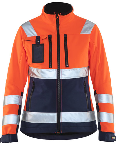 Blaklader 4902 Weerdicht Dames Softshell Jack, Hi-Vis