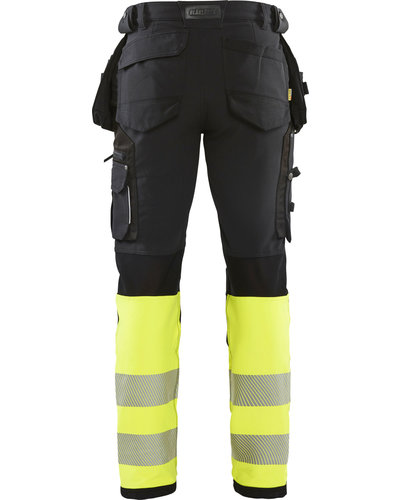 Blaklader 1993 Hi-Vis Klasse 1 Werkbroek, 4-weg Stretch