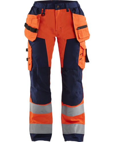 Blaklader 7156 Dames Werkbroek Hi-Vis met Spijkerzakken