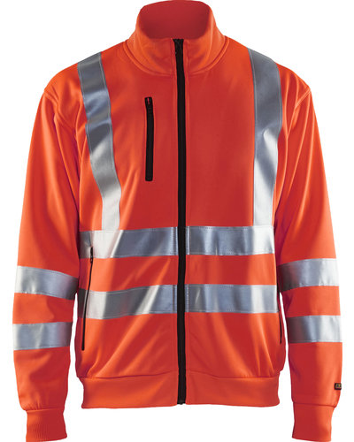 Blaklader Sweatshirt High Vis met striping