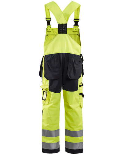 Blaklader Bretelsoverall High Vis met striping