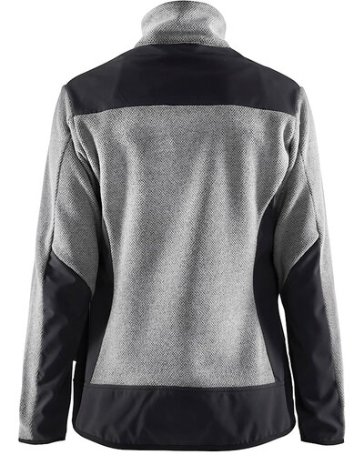 5943 Dames Gebreid Vest met Softshell