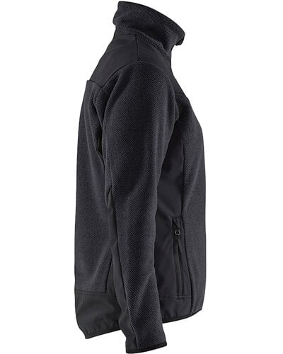 5943 Dames Gebreid Vest met Softshell