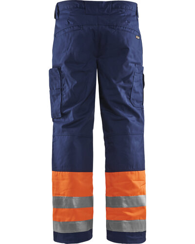 Blaklader Winterwerkbroek High Vis met striping