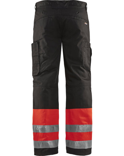 Blaklader Winterwerkbroek High Vis met striping
