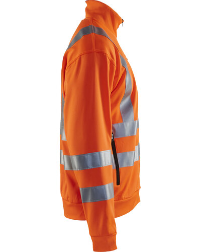 Blaklader Sweatshirt High Vis met striping