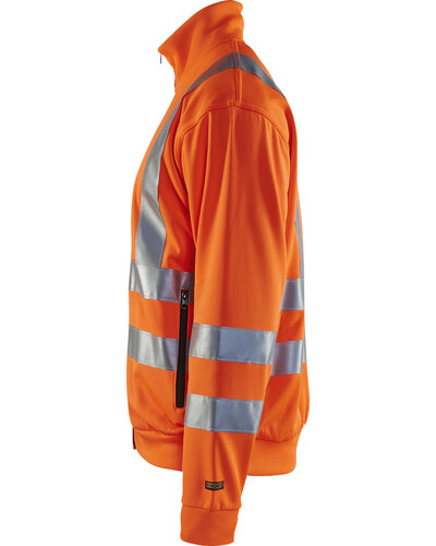 Blaklader Sweatshirt High Vis met striping