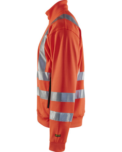 Blaklader Sweatshirt High Vis met striping