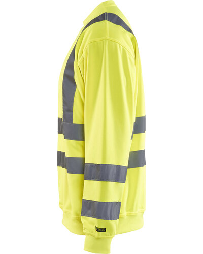 Blaklader Sweatshirt High Vis met striping