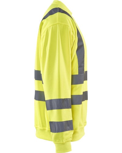 Blaklader Sweatshirt High Vis met striping