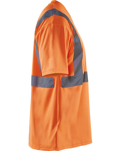 Blaklader T-shirt High Vis met striping