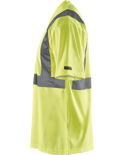 Blaklader T-shirt High Vis met striping