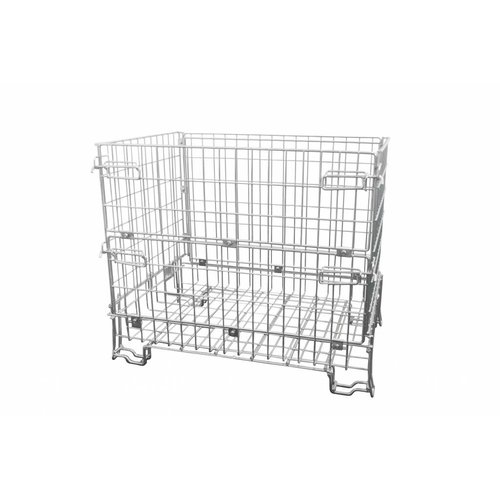 Metal Wire Pallet Cage - 1200x800x1000mm - Foldable