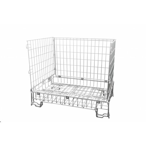 Metal Wire Pallet Cage - 1200x800x1000mm - Foldable