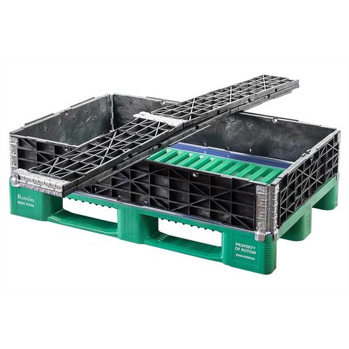 Pallet Collar - 1200x800mm, Plastic, 4 Hinges