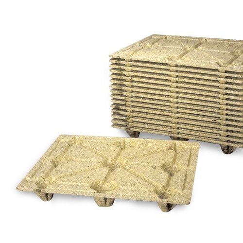 Pallet - 1200x1000x135mm, Presswood F10-2, 9 Feet, 900kg Load