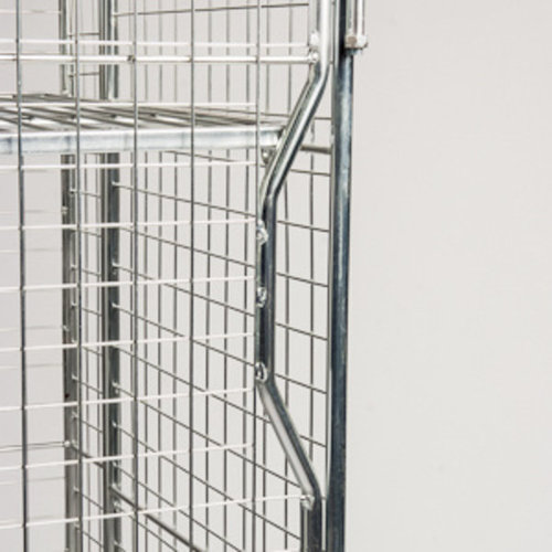 Roll Container 4 Sided - 860x737x1676mm, Nestable