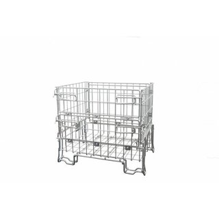 Metal Wire Pallet Cage - 860x580x680mm - Foldable