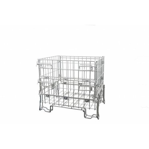 Metal Wire Pallet Cage - 800x600x700mm - Foldable
