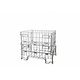 Metal Wire Pallet Cage - 800x600x700mm - Foldable