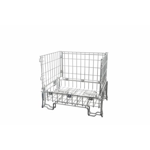Metal Wire Pallet Cage - 800x600x700mm - Foldable