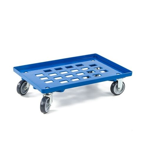 Plastic Dolly, grid base - 615x415x175mm