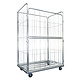 Laundry Roll Container 4 Sided - 1200x800x1800mm, Folding Gate