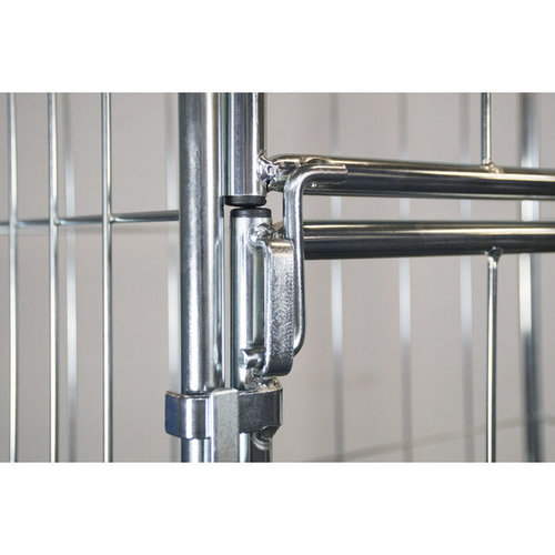 Laundry Roll Container 4 Sided - 1200x800x1800mm, Folding Gate