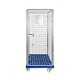 Security Roll Container - 810x720x1800mm, Plastic Base, Lockable