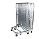 Security Roll Container - 1200x800x1800mm, Dual Door, Internal Shelf, Nestable