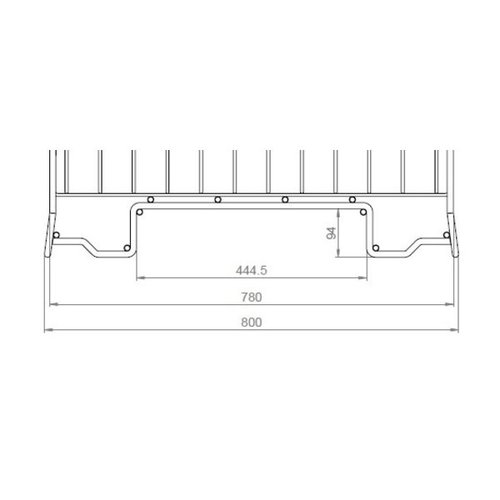 Metal Wire Pallet Cage - 800x600x700mm - Foldable