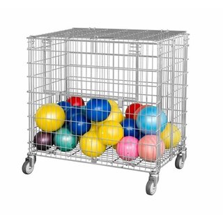 Display Wire  Rolling Pallet Cage - 1000x610x1040mm - Foldable, 4 Castors