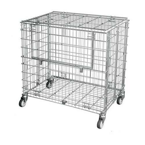 Display Wire Rolling Pallet Cage - 1000x610x1040mm - Foldable, 4 Castors