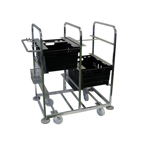 Order Picking Trolley - Includes 8 Bale Arm Boxes UK69203