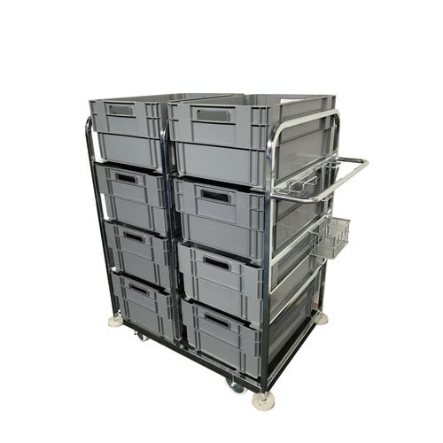 Order Picking Trolley - Includes 8 Stack and Nest Boxes 69721