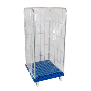 Roll Container Cover - 820x730x1650 - Transparent, 40 Per Box