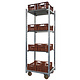 Danish Trolley / Plant Trolley - 715x565x1900mm, Half Size