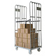 Roll Container 2 Sided - 870x600x1690mm, Clamping Gates, Tension Straps